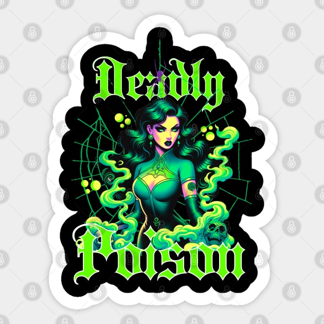 Goddess of Poison | Front & Back Sticker by Strawhat D. Signs